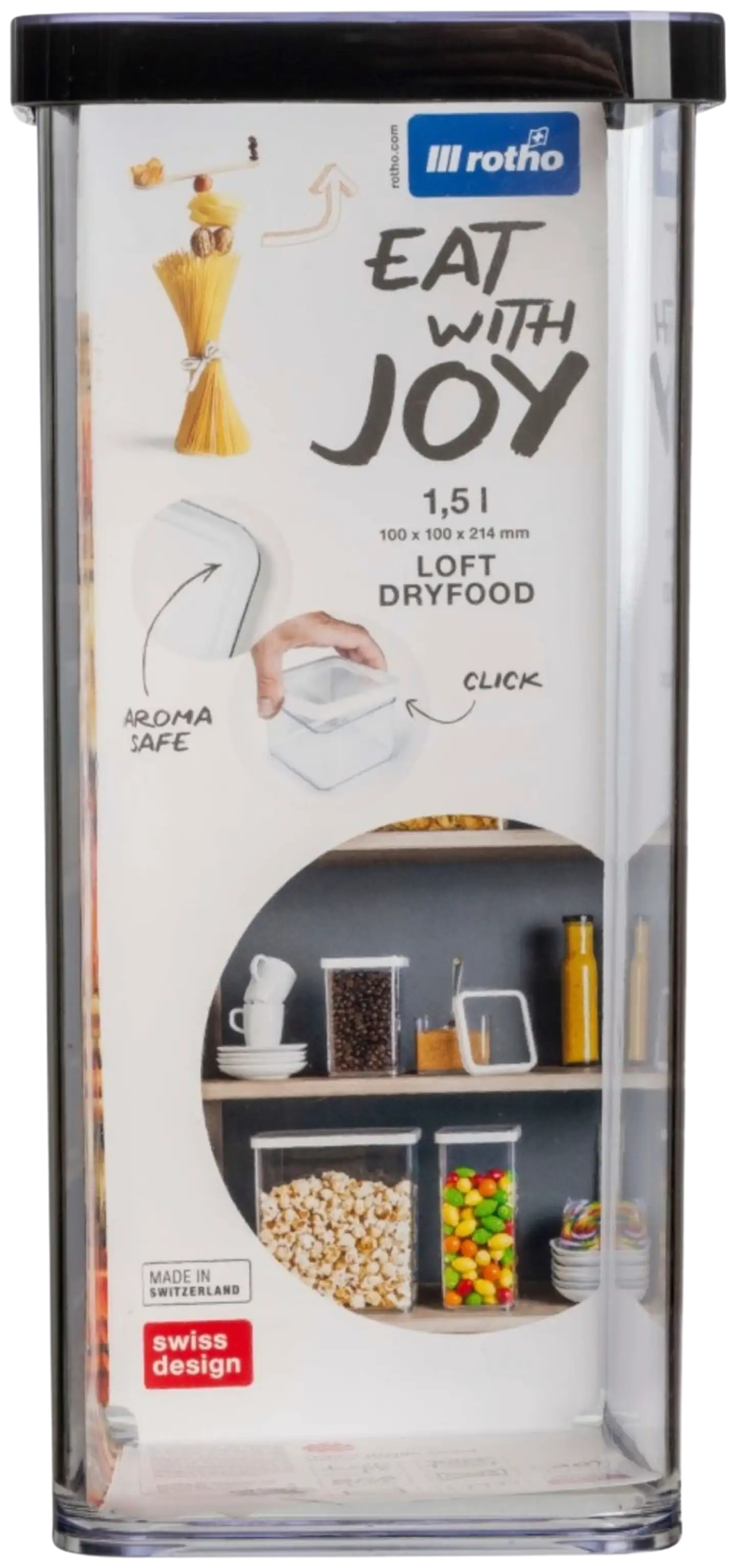 Rotho ruoansäilytyspurkki Loft 1,5 l - 4