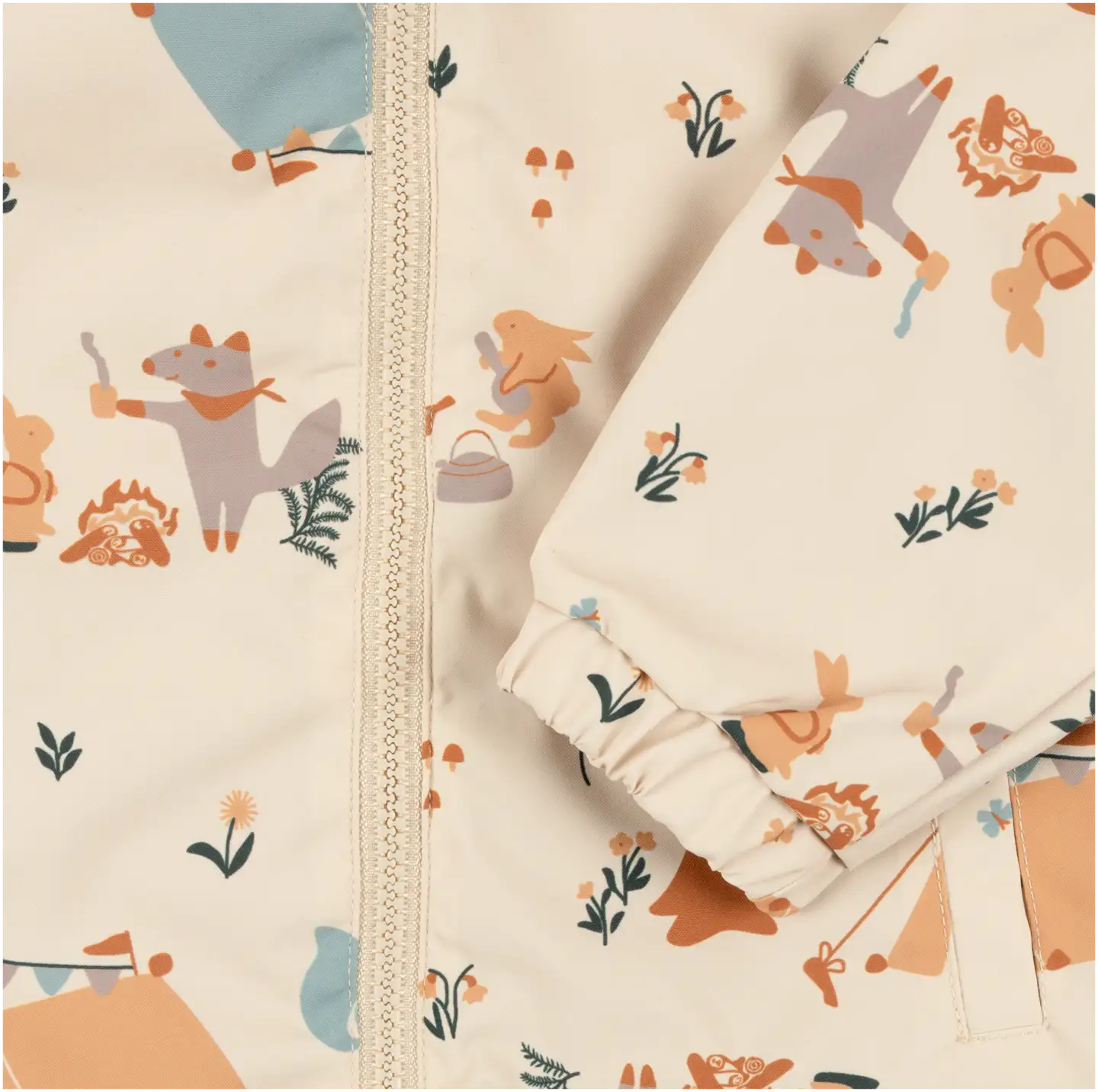 Ciraf vauvojen vettähylkivä ja tuulenpitävä ulkoilutakki Retkellä 252B08269H - Wood Ash - 3