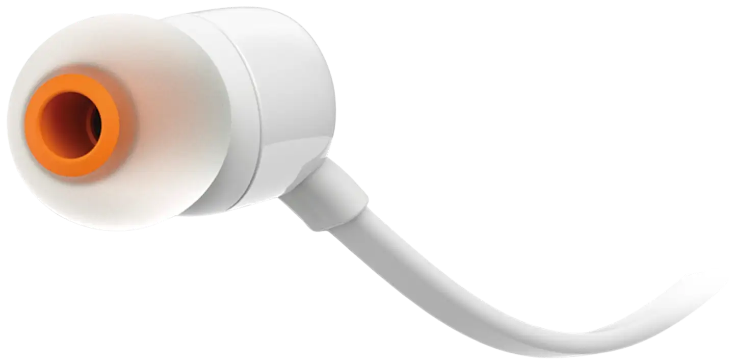 JBL langalliset nappikuulokkeet Tune 110 valkoinen - 2