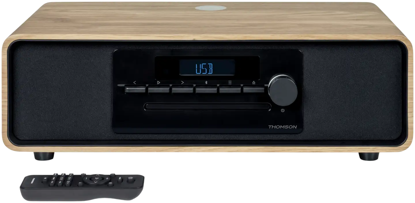 Thomson mikrohifijärjestelmä MIC300IBT puu/musta - 1