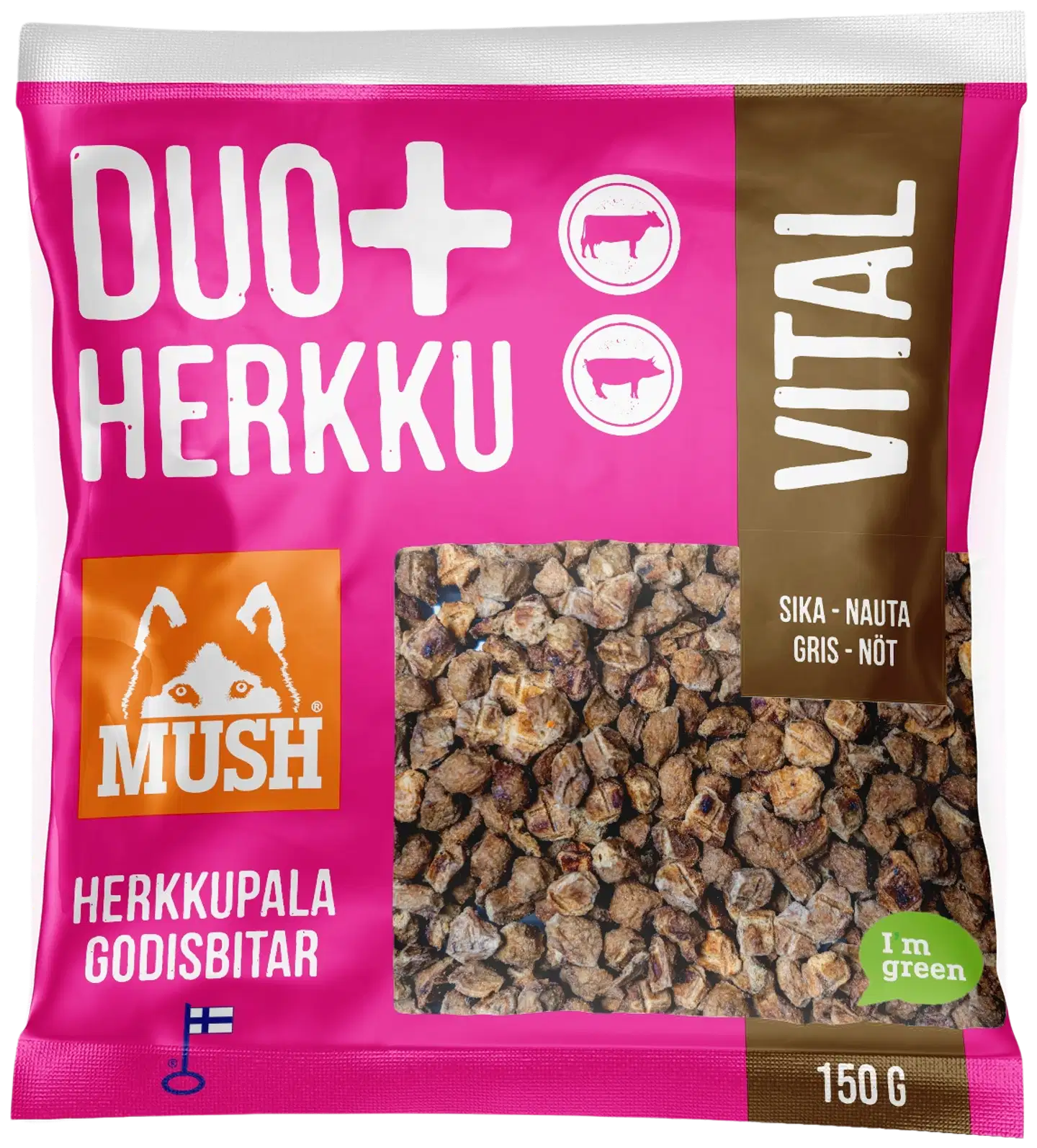 MUSH DUO+ HERKKU VITAL 150g