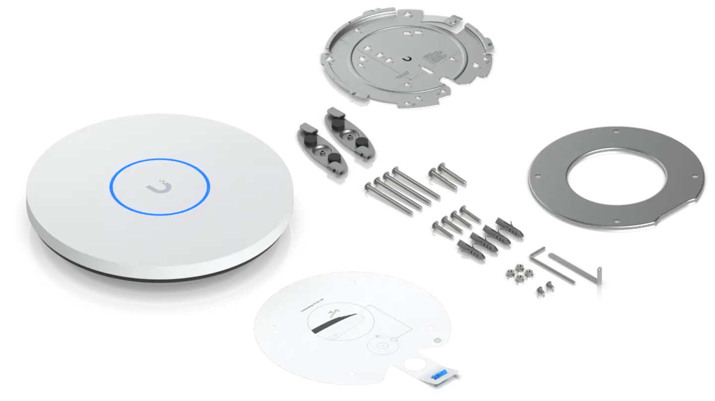 Ubiquiti kattoon asennettava 6-stream WiFi 7 -tukiasema 10 GbE -tuella U7-Pro-XG - 9