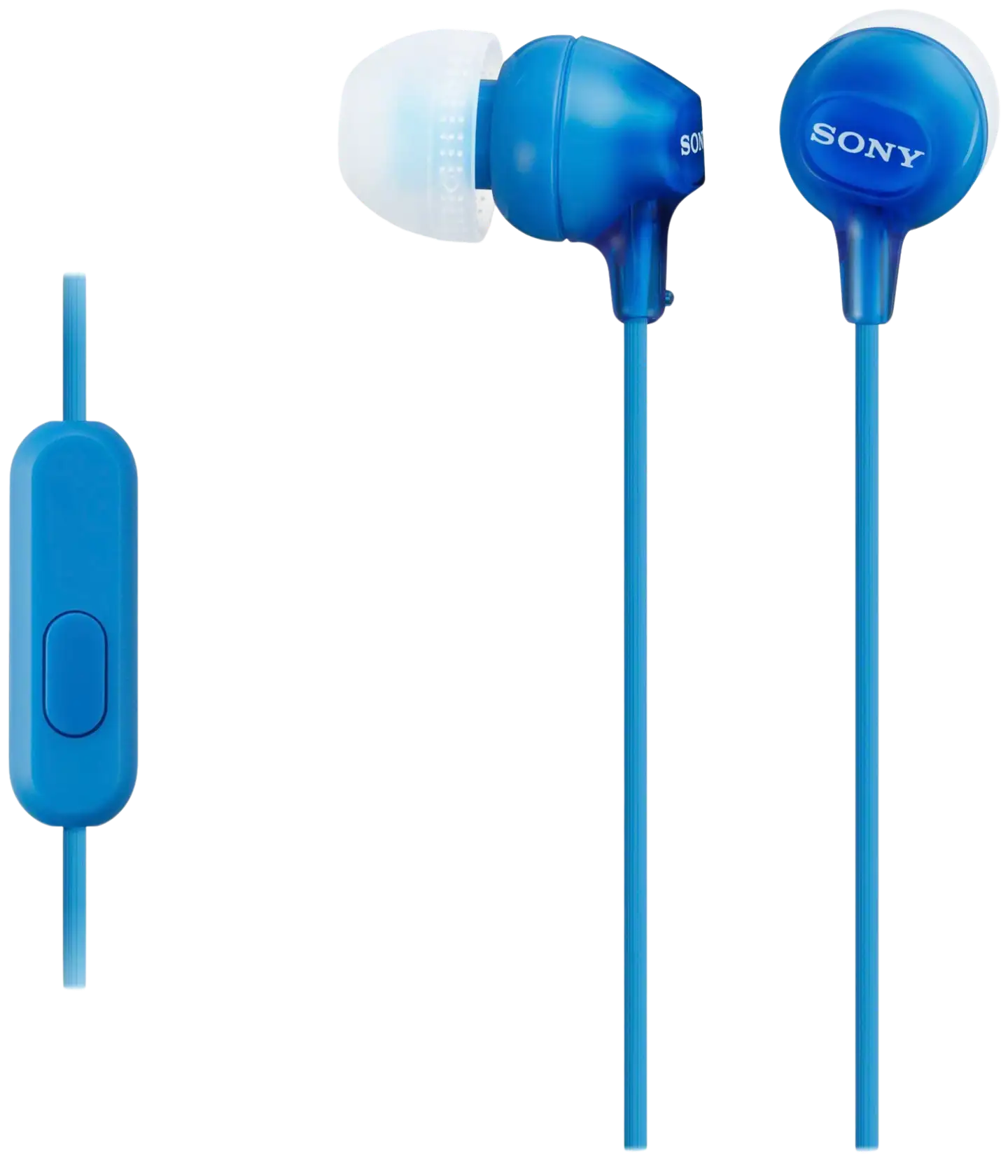 Sony nappikuulokkeet MDR-EX15AP sininen - 3