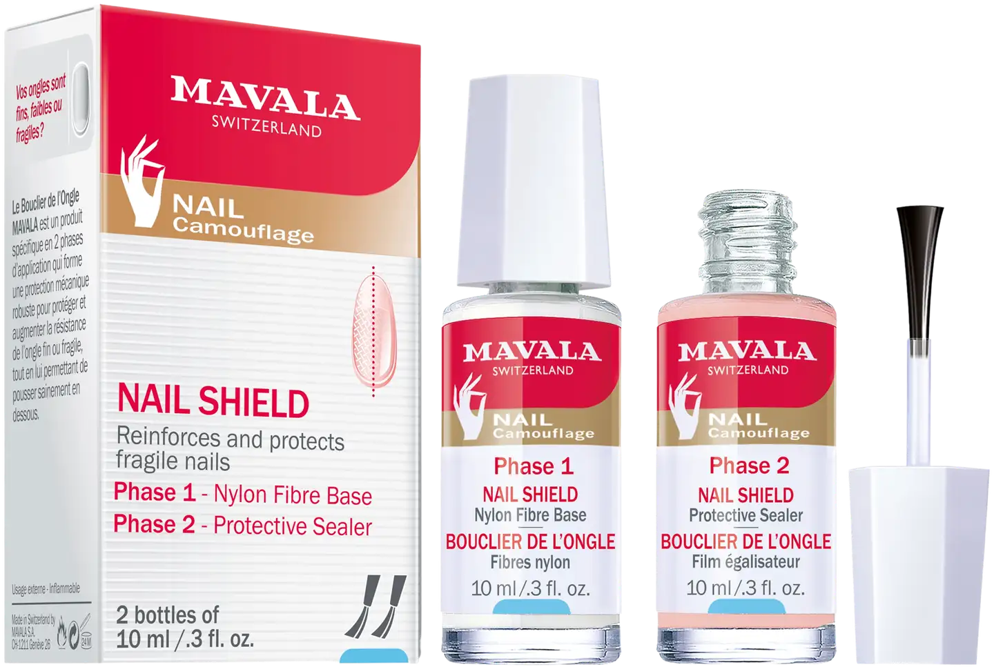 Mavala 2x10ml Nail Shield kynnenvahvistaja