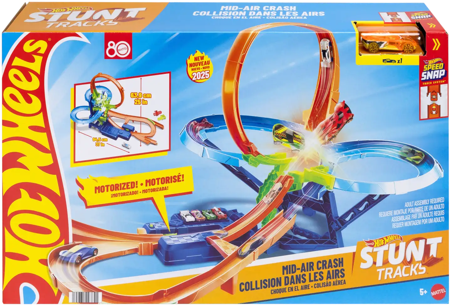 Hot Wheels Stunt Tracks Mid-Air Crash -Autorata - 3