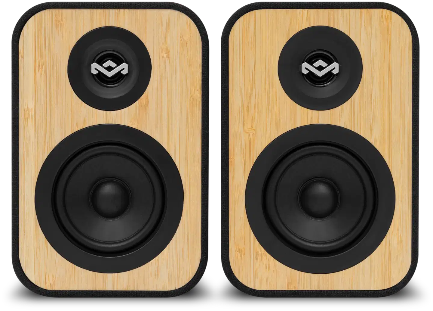 House of Marley Bluetooth hyllykaiuttimet (2kpl) Uplift, musta/puu - 2