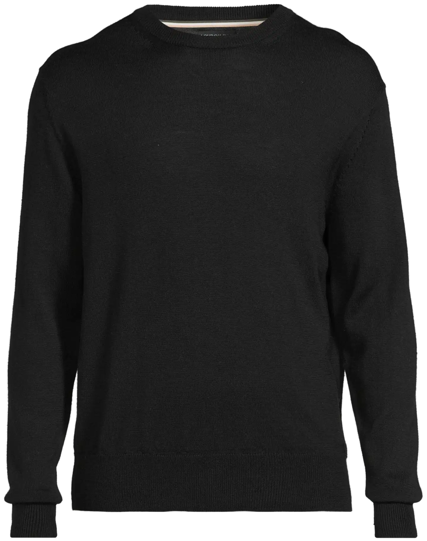 London Fog miesten merinoneulepaita 194L292612 - Jet Black - 2