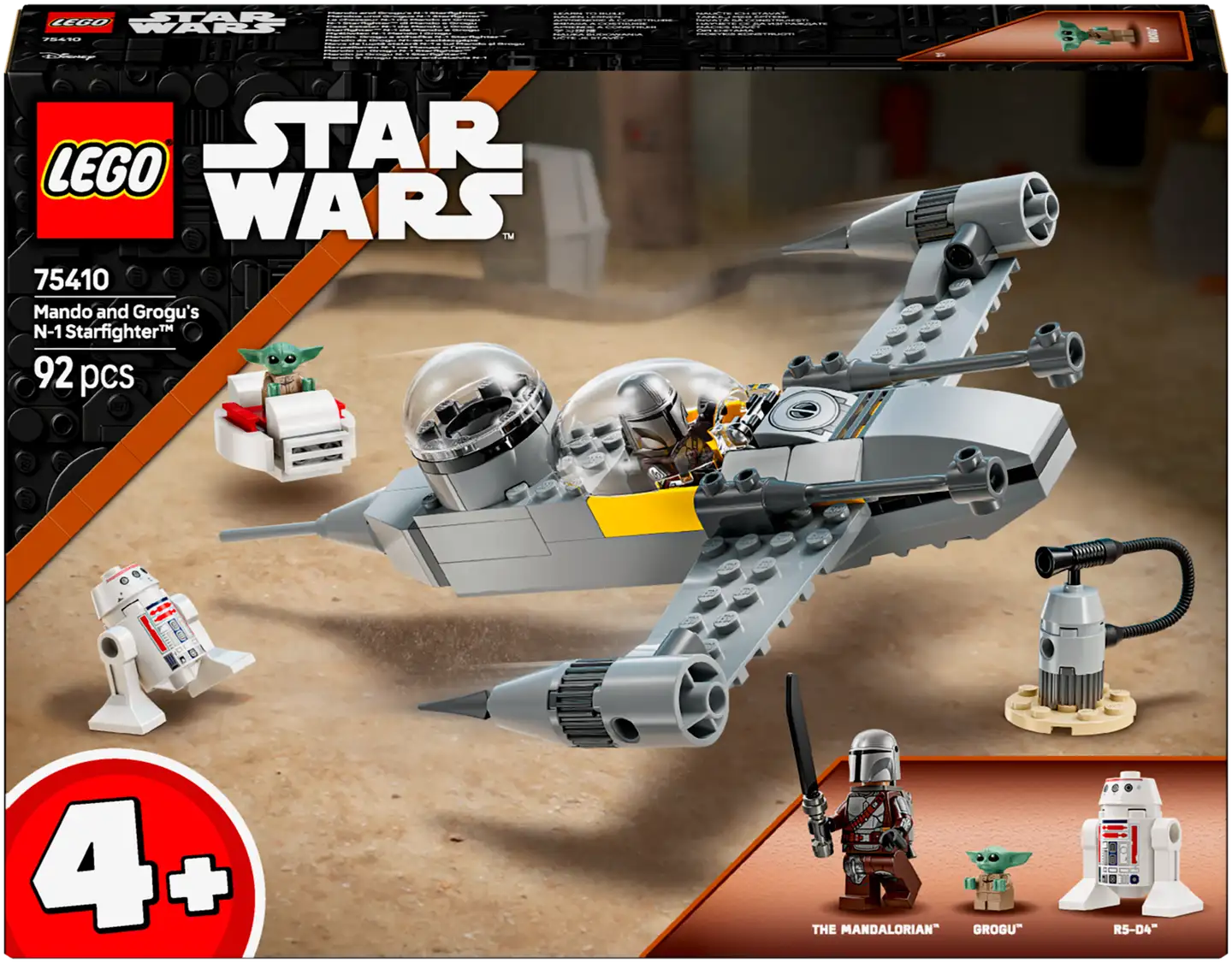 LEGO® Star Wars TM 75410 Mandon ja Grogun N-1-tähtihävittäjä - 2