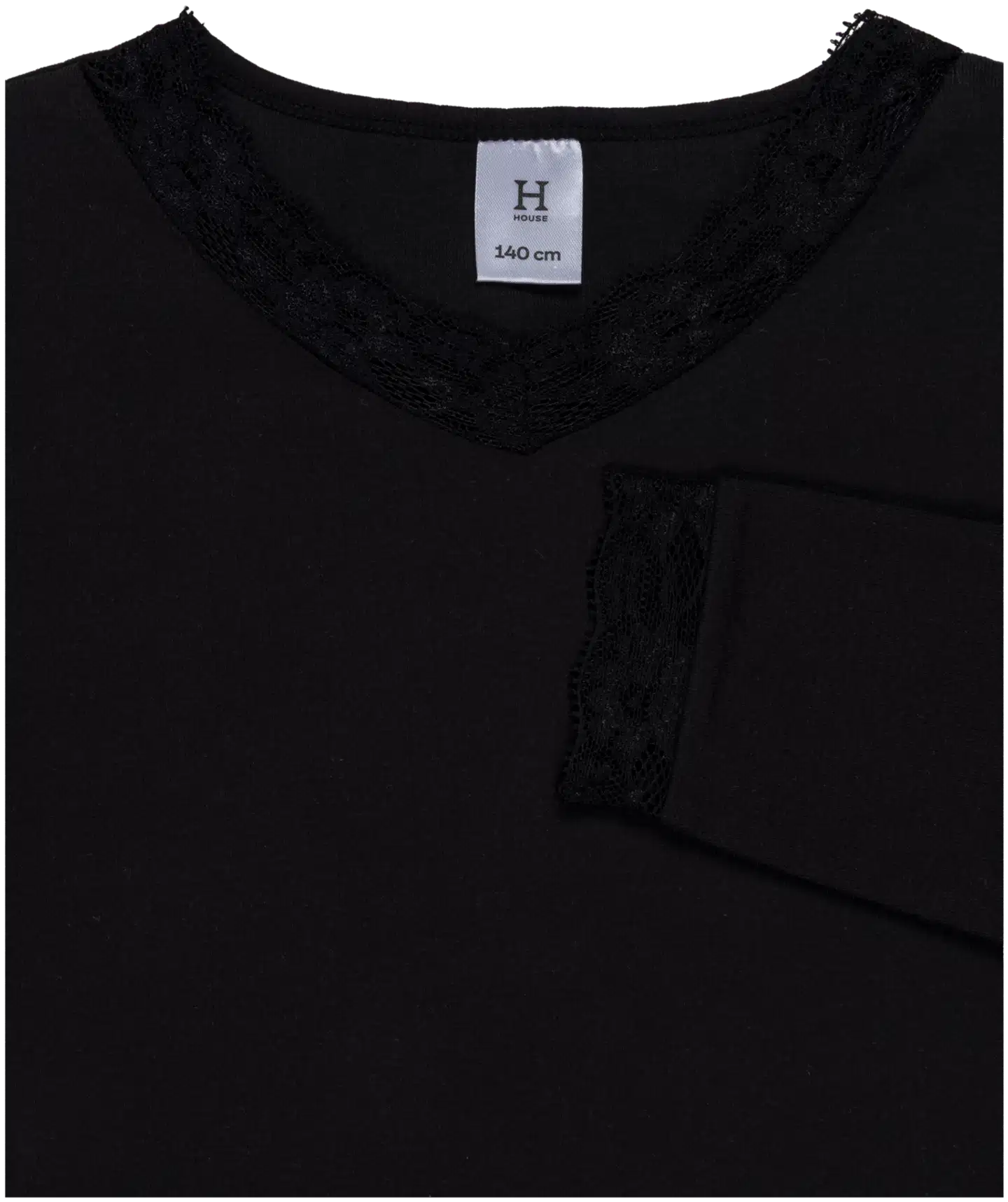 House lasten trikoopaita pitsisomisteilla 23TH292608 - Black - 3