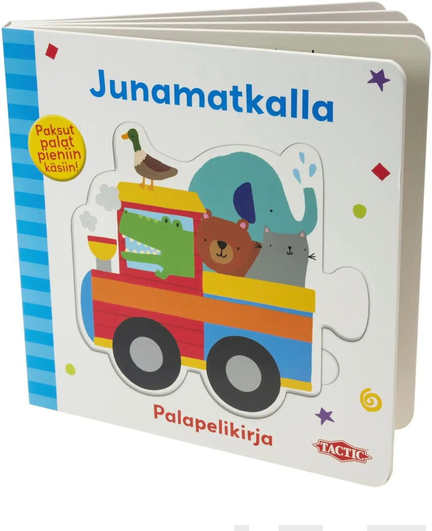 Junamatkalla palapelikirja - Paksut palat pieniin käsiin!