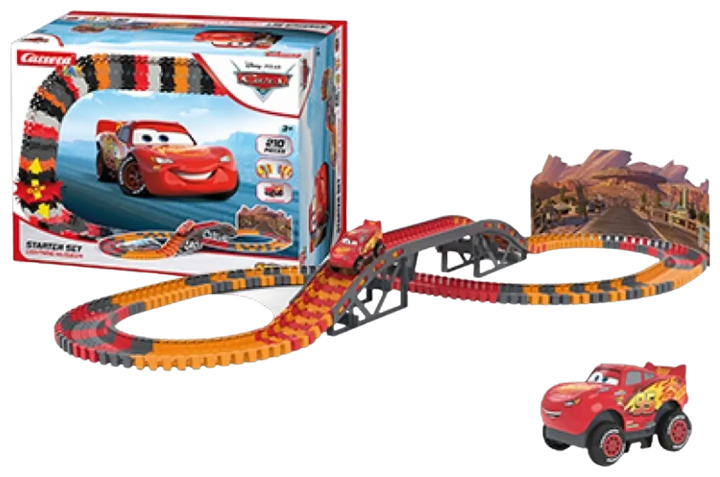 Carrera Strax rakennettava autorata Disney Pixar Cars