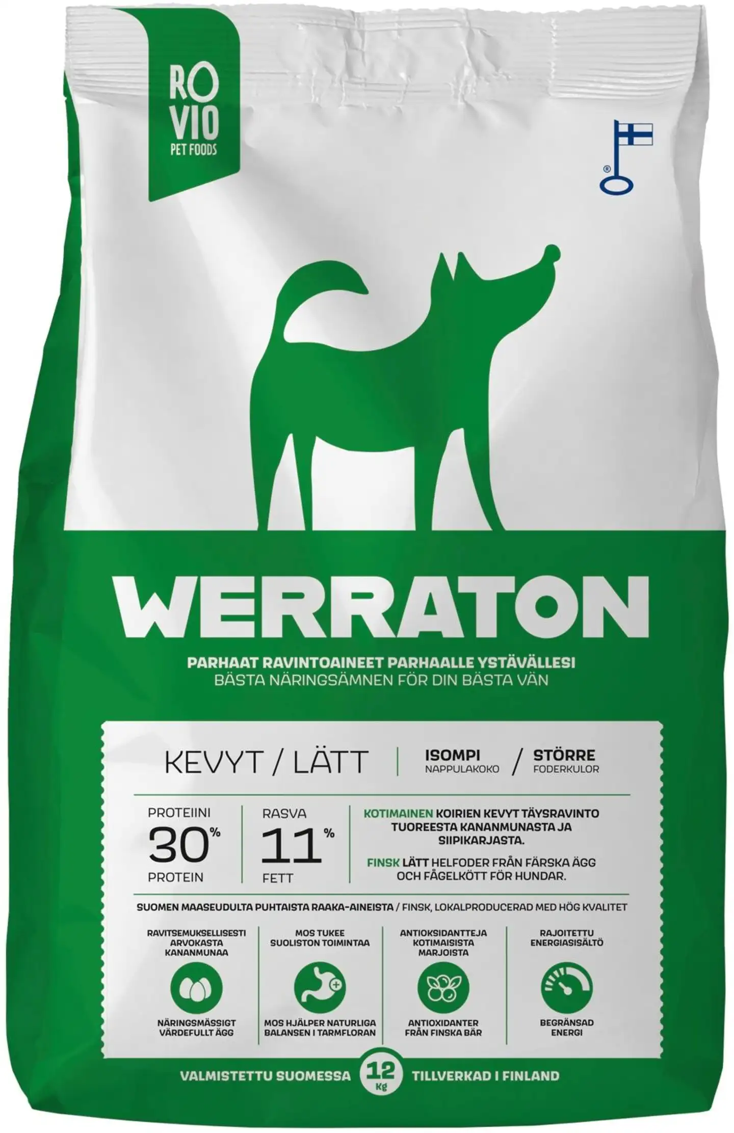 Rovio Pet Foods Werraton Kevyt 12 kg