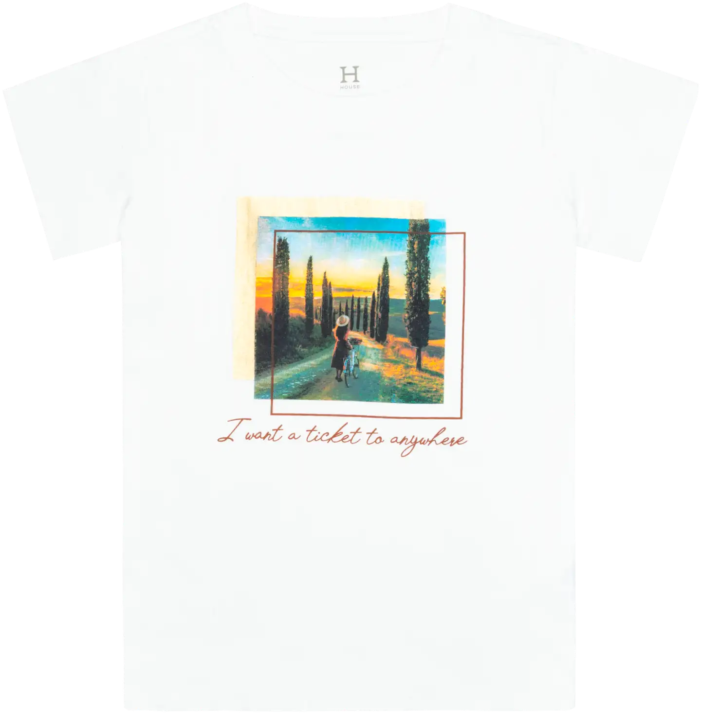 House naisten t-paita 213H172560 - Bright white - 1