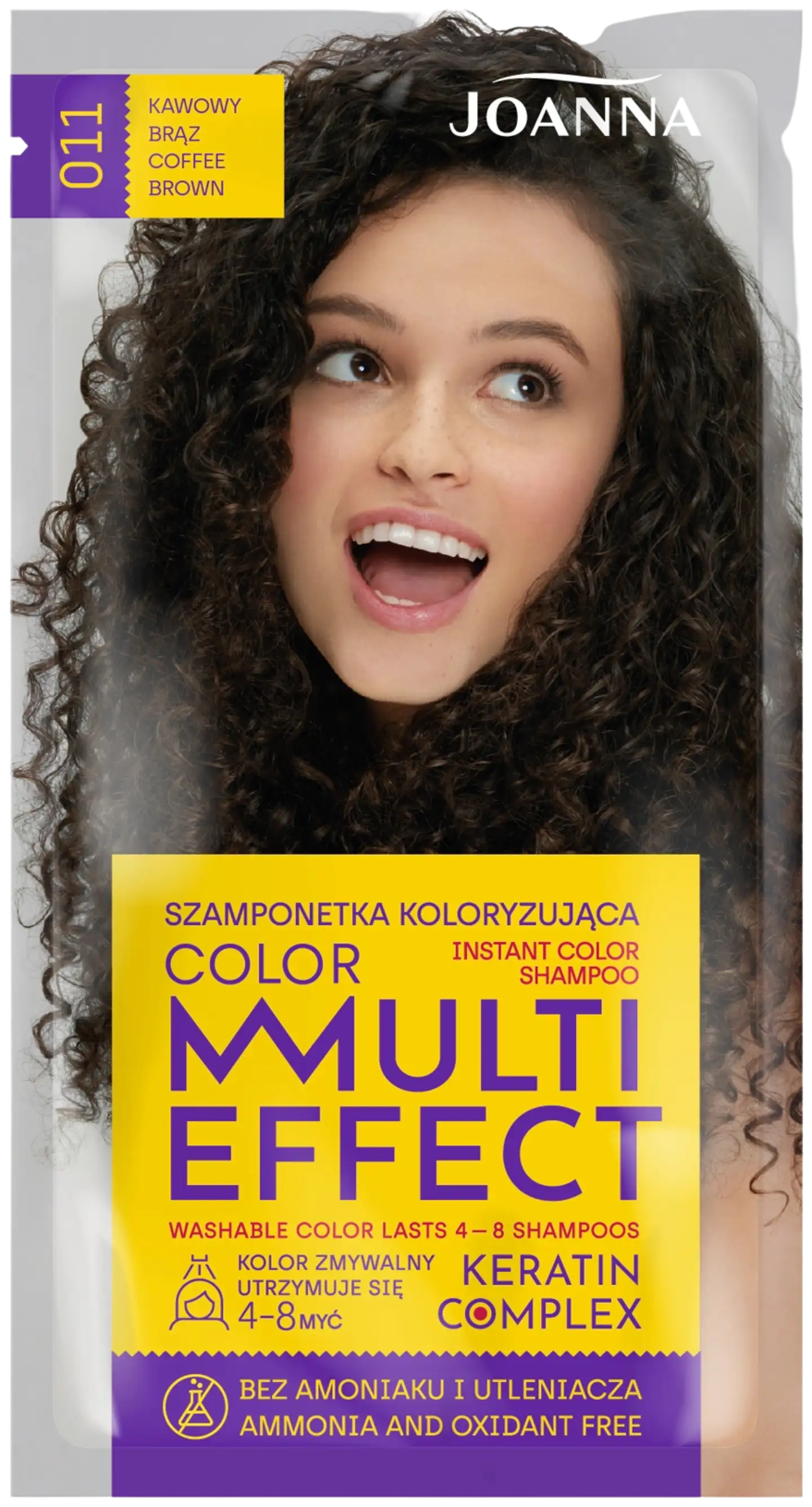 Multi effect shampoo Coffee Brown 011