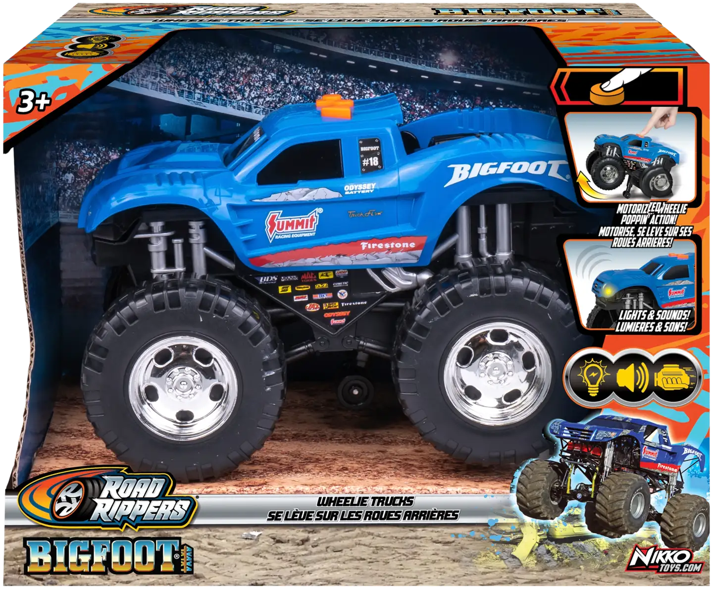 Road Rippers rekka Bigfoot Wheelie trucks assortment - 3