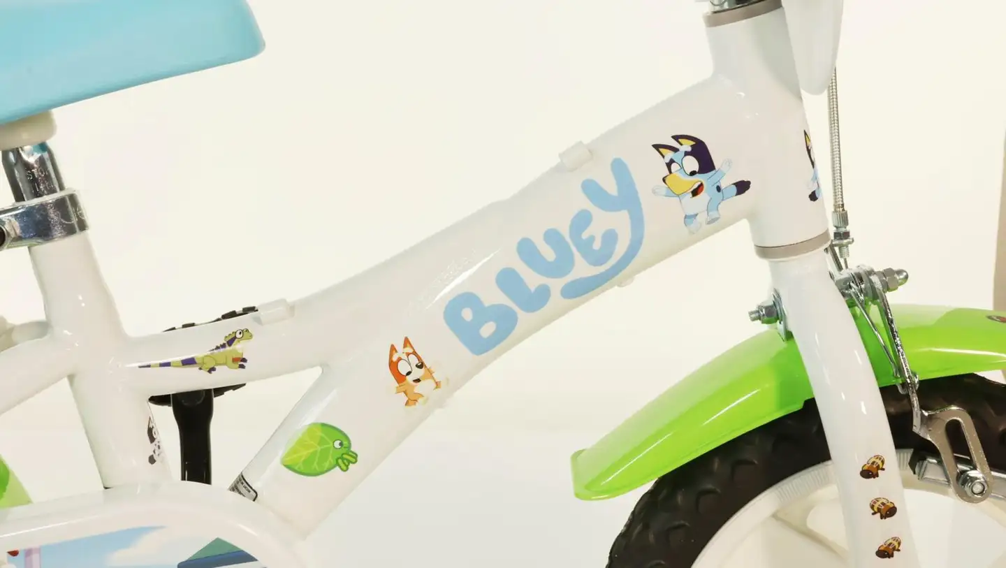 Bluey 12" polkupyörä 1-vaihde valkoinen - 5