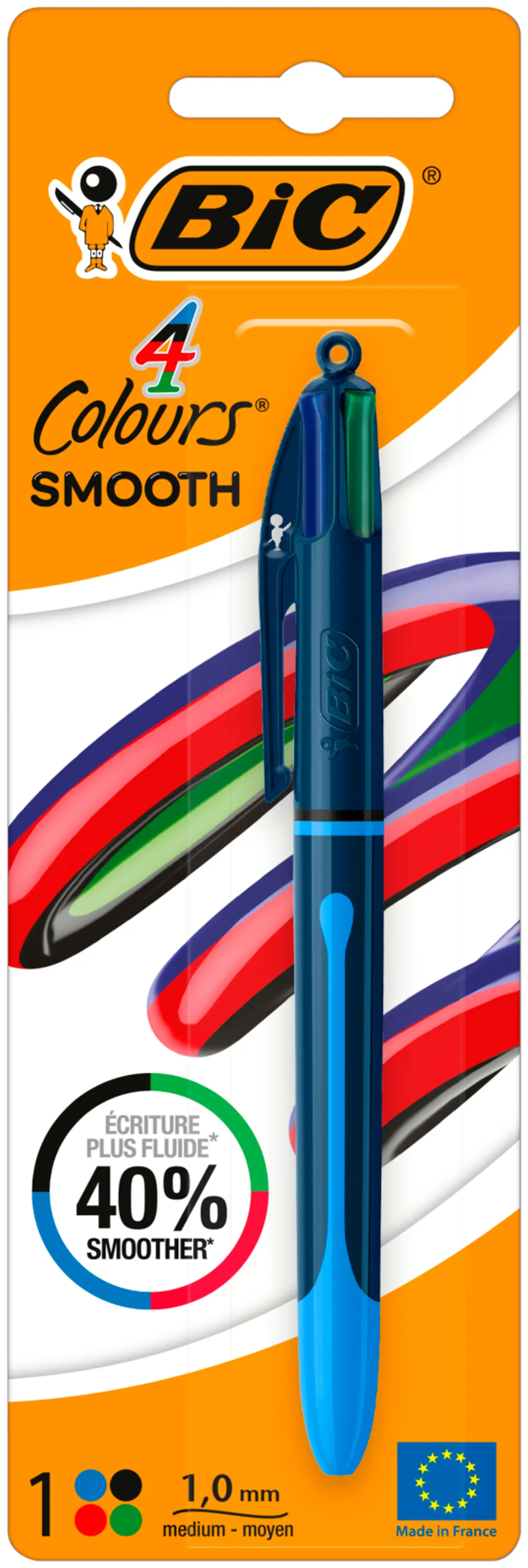 BIC 4-värikynä Smooth 1-pack