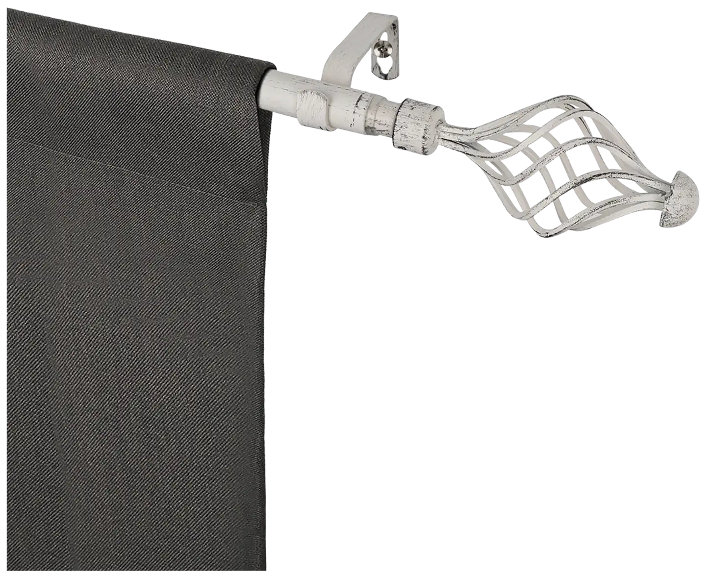 Ihanin verhotanko Elena valkokulta 120-210cm 16/19mm - 1