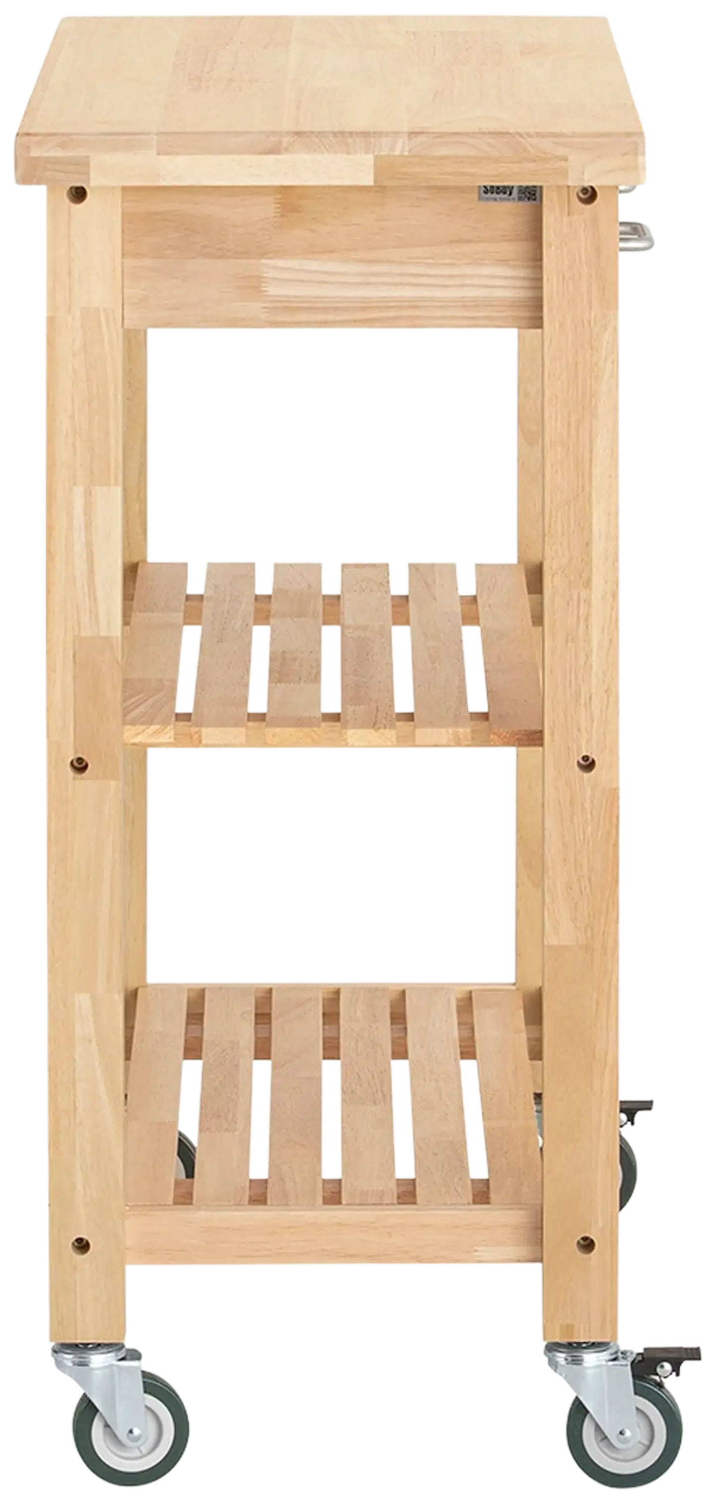 SoBuy keittiösaareke luonnollinen FKW24-II-N - 5