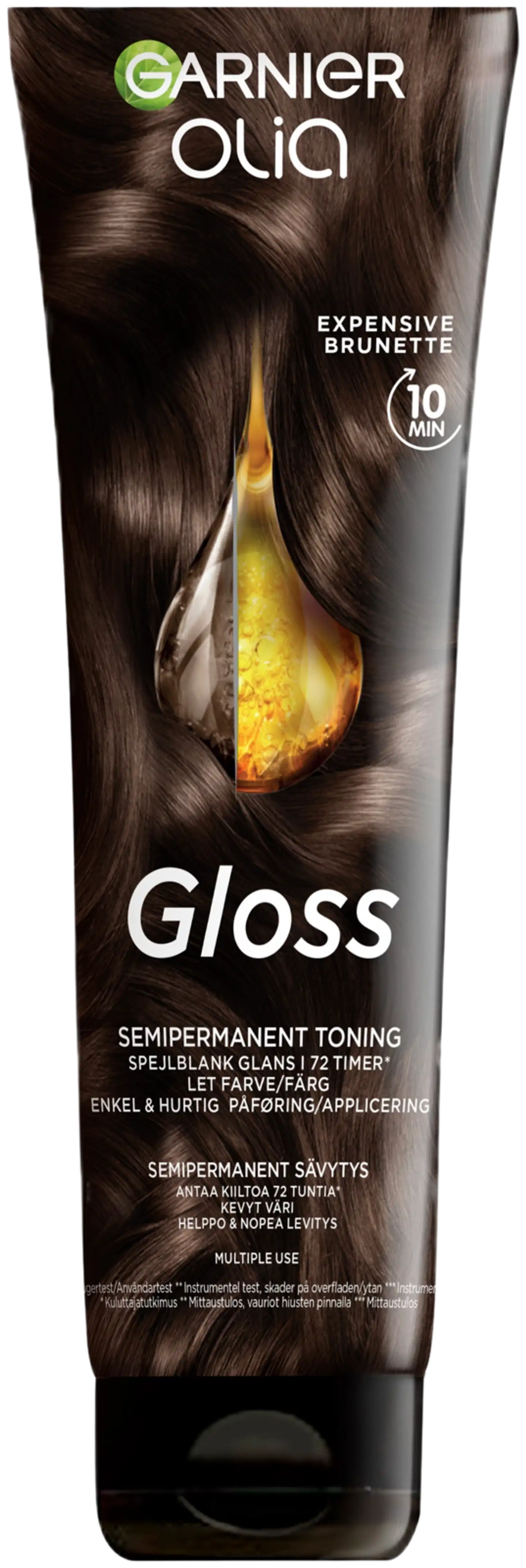 Garnier Olia Gloss kiiltoa antava sävyte Expensive Brunette 150ml - 1