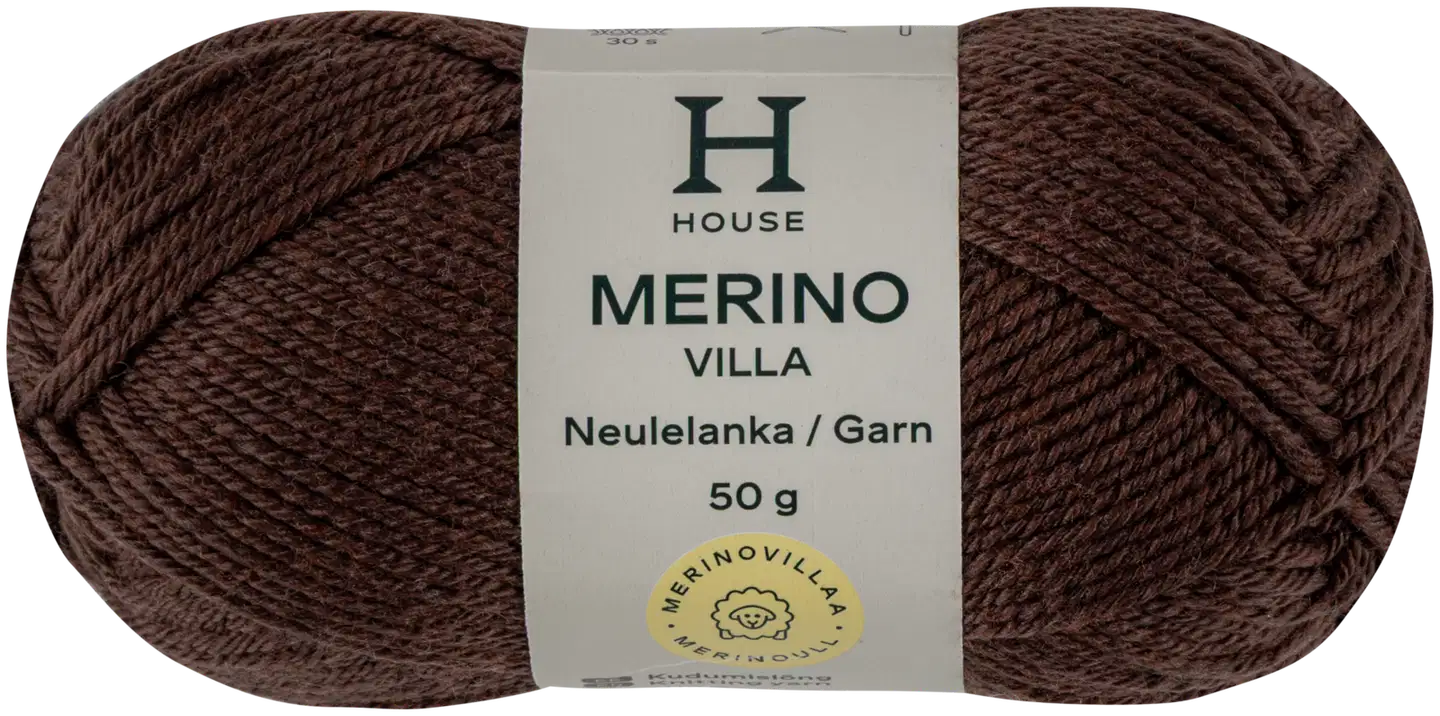 House lanka merinovilla 50g CNE-1833 dark brown