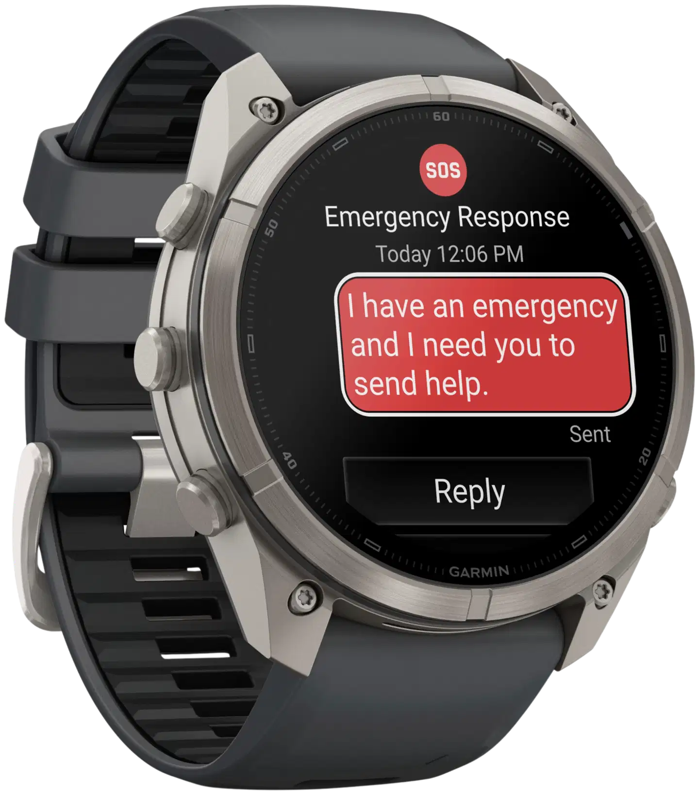 Garmin Fenix 9 Pro inReach 51 mm titaani- ja grafiitinharmaa urheilukello - 6