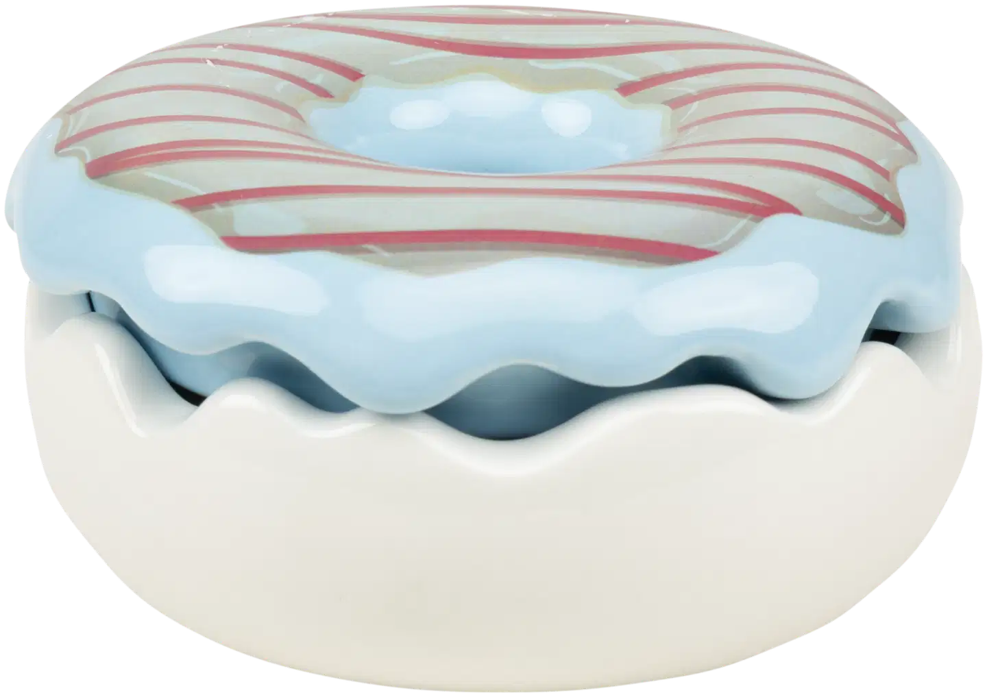 Pöytäkoriste donitsi 10 x 5 cm sininen