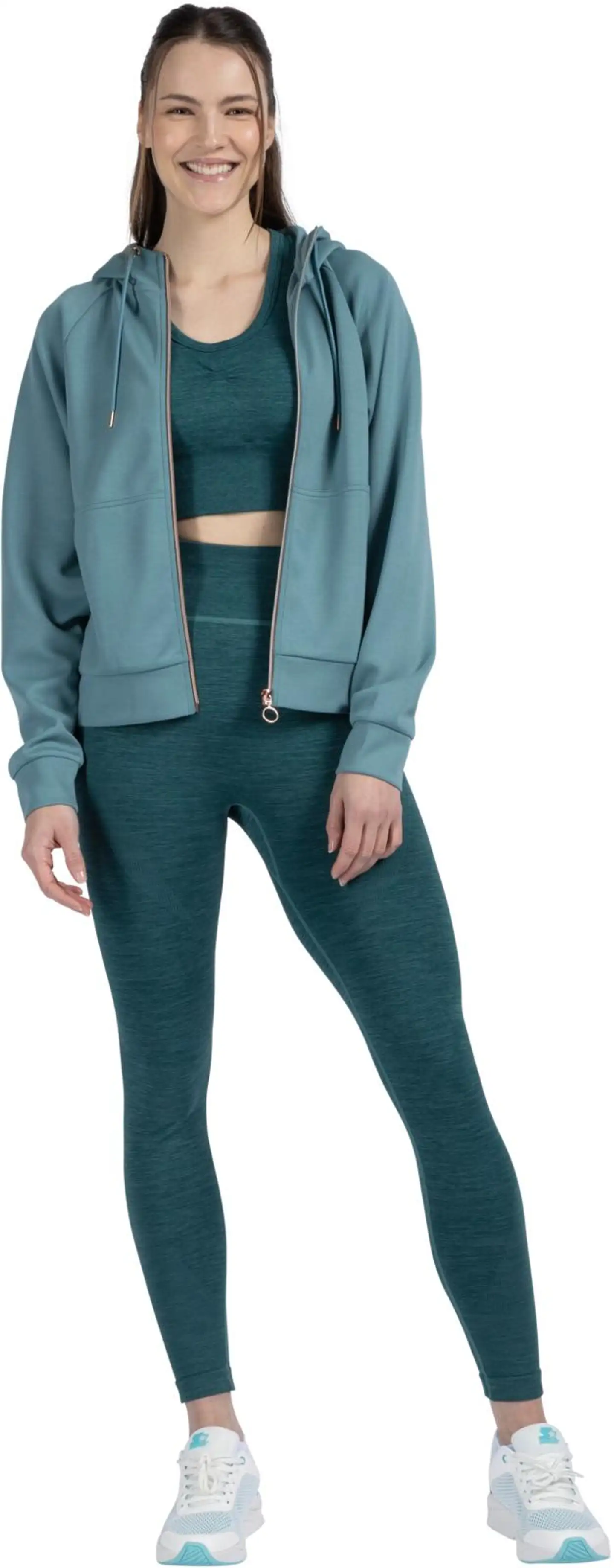 Danskin naisten saumattomat treenitrikoot DPS2511 - Deep Teal - 9