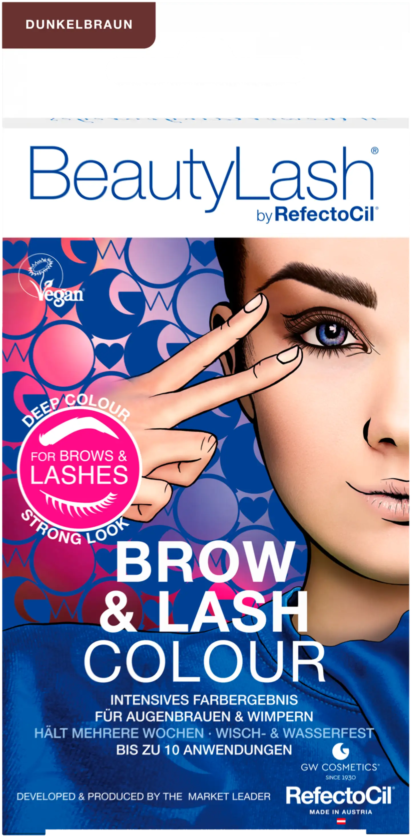 BeautyLash Kulma & ripsiväri tummanruskea