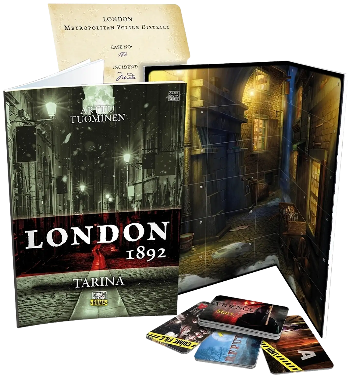 Tactic lautapeli Crime Scene London 1892 - 2