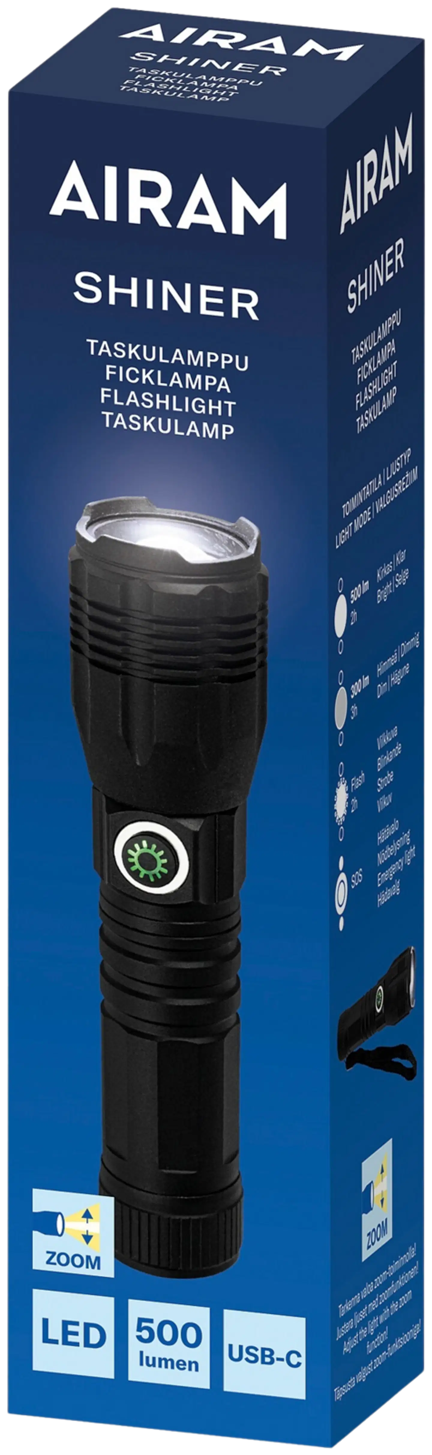 Airam taskulamppu Shiner 500lm - 2