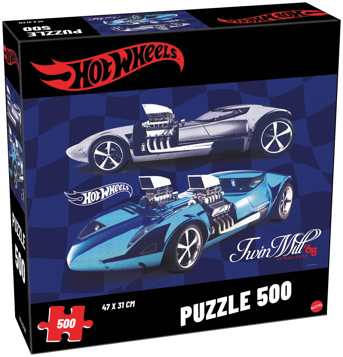 Tactic Palapeli Hot Wheels Twin Mill 500 palaa - 1