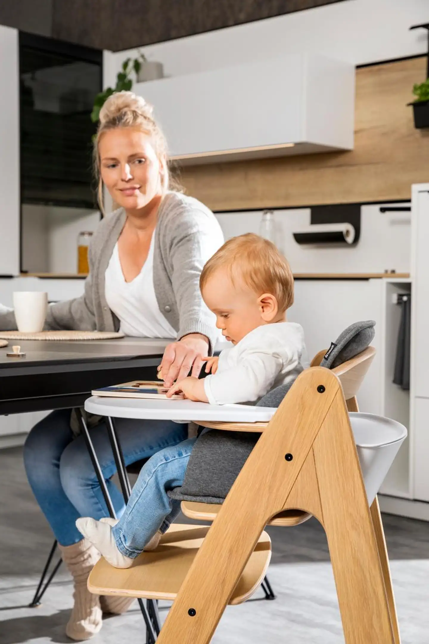 Hauck tarjotin syöttötuoliin Arketa Click Tray valkoinen - 26