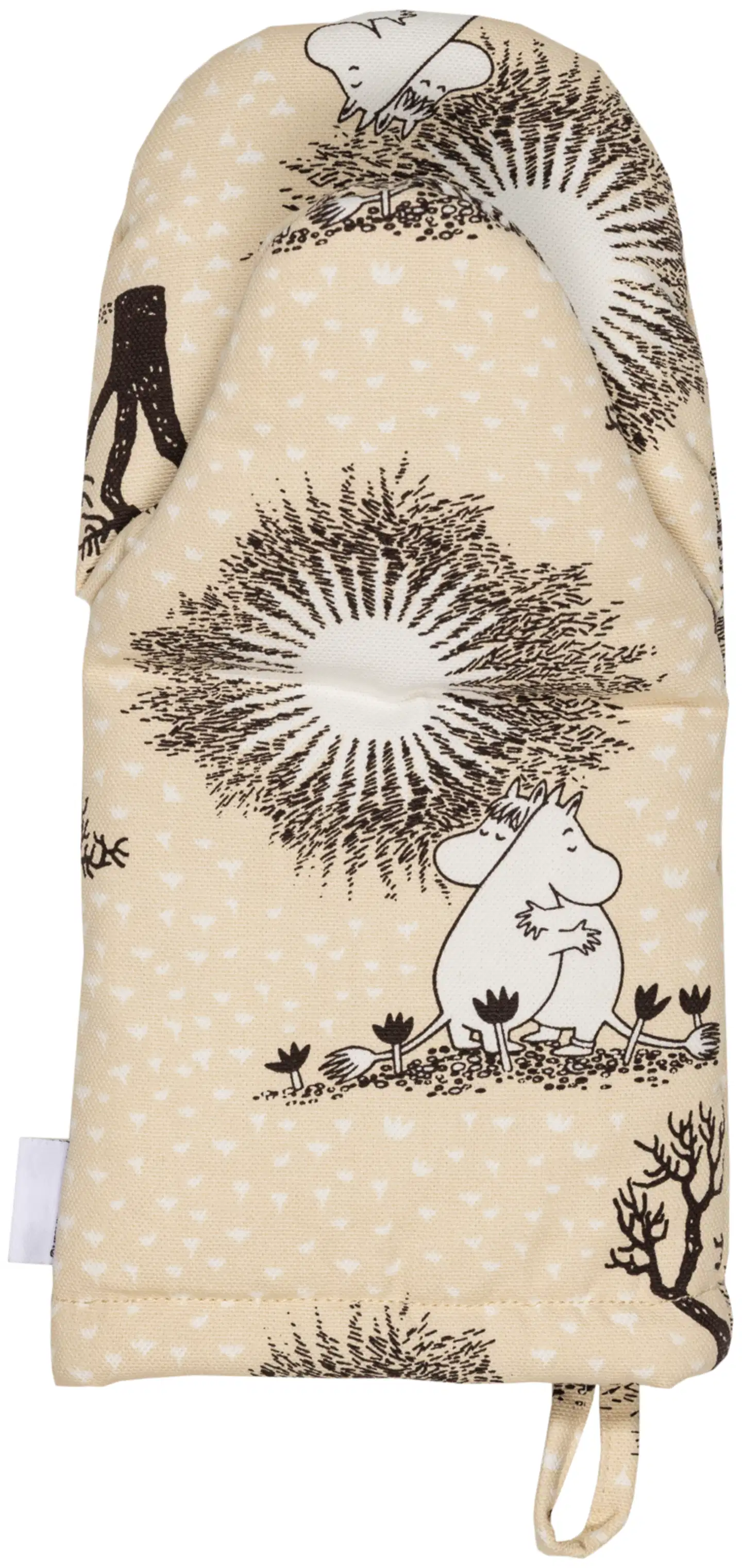 Moomin Arabia Muumi uunikinnas 15x34cm Rakkaus beige - 1