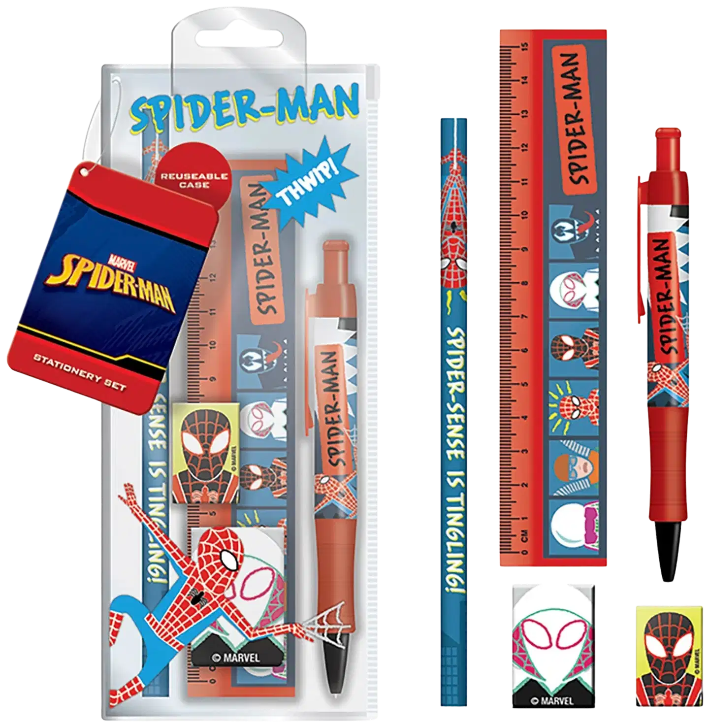 Spiderman Kirjoitussetti
