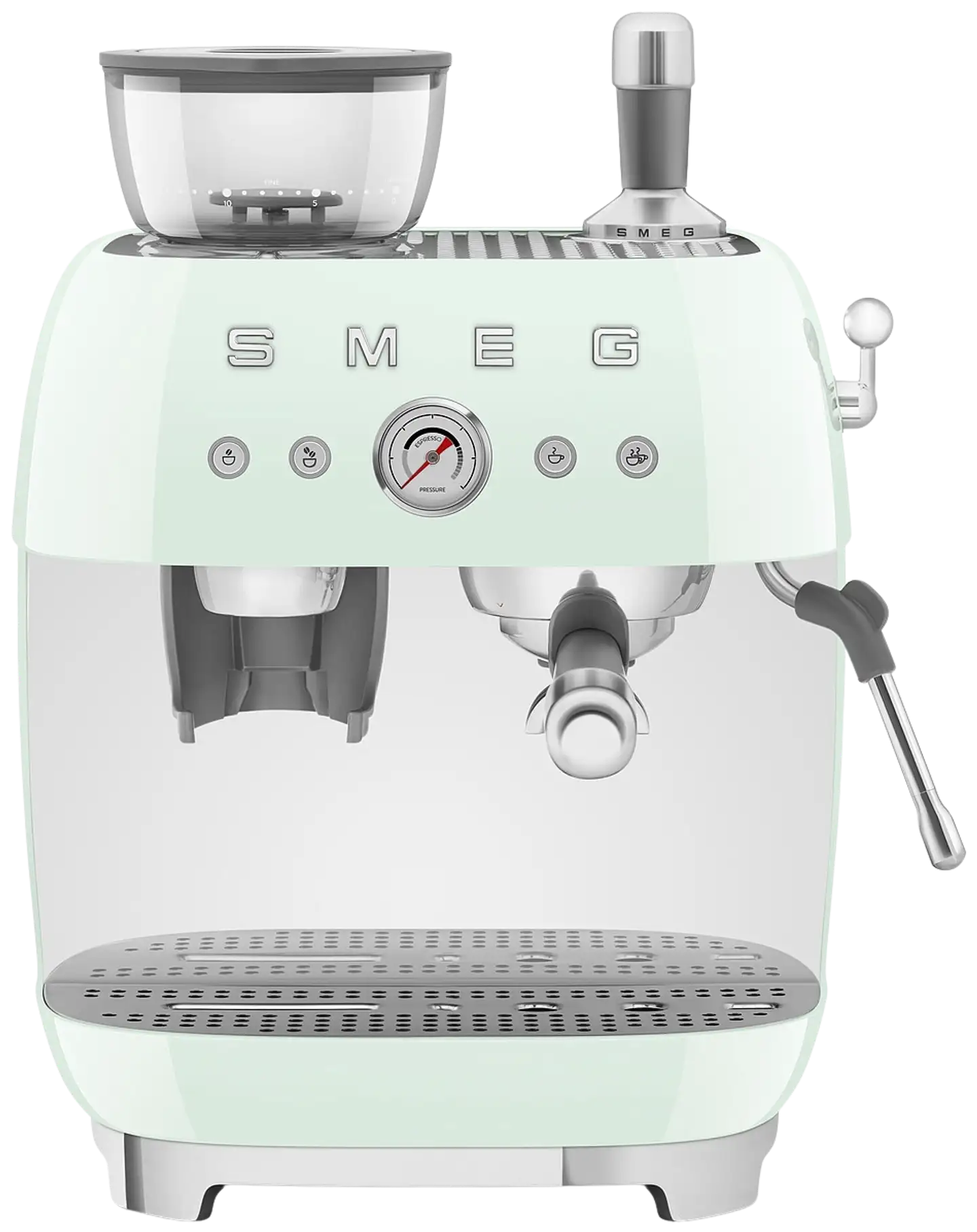 Smeg espressokeitin myllyllä mintunvihreä EGF03PGEU - 1