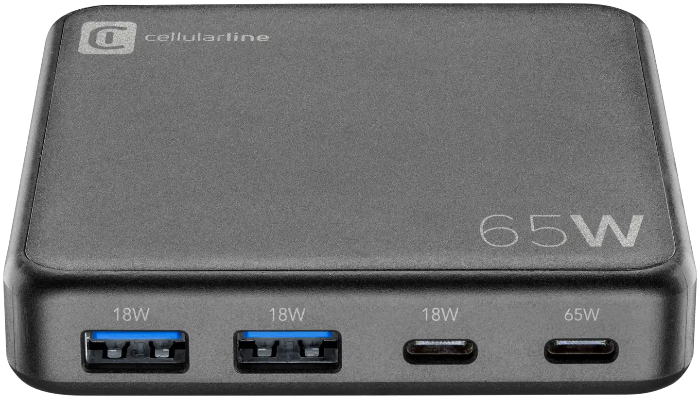 Cellularline Laturi Multipower Desk 65W - 3