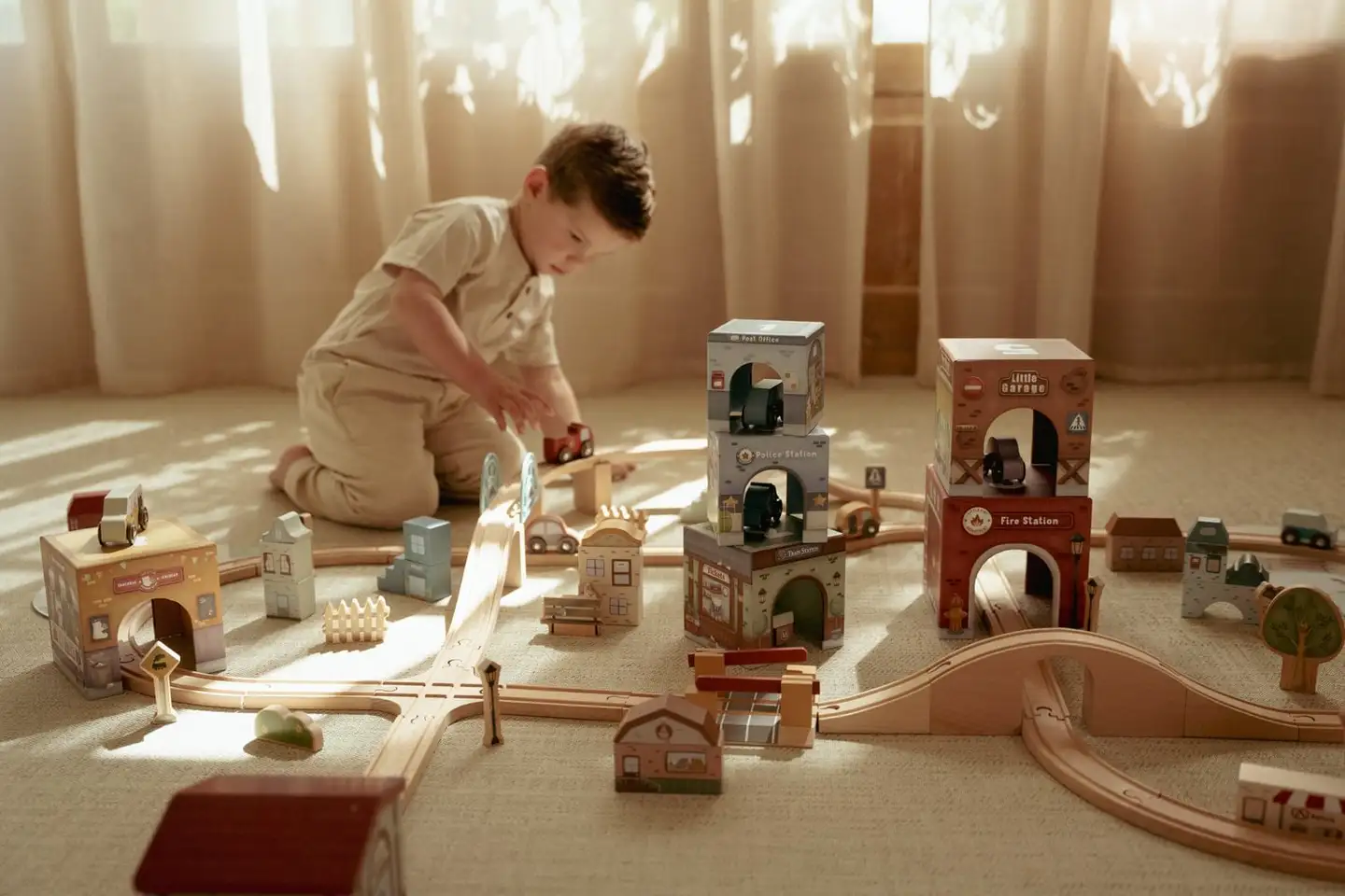 Pinottava torni ja 6 autoa FSC - 7