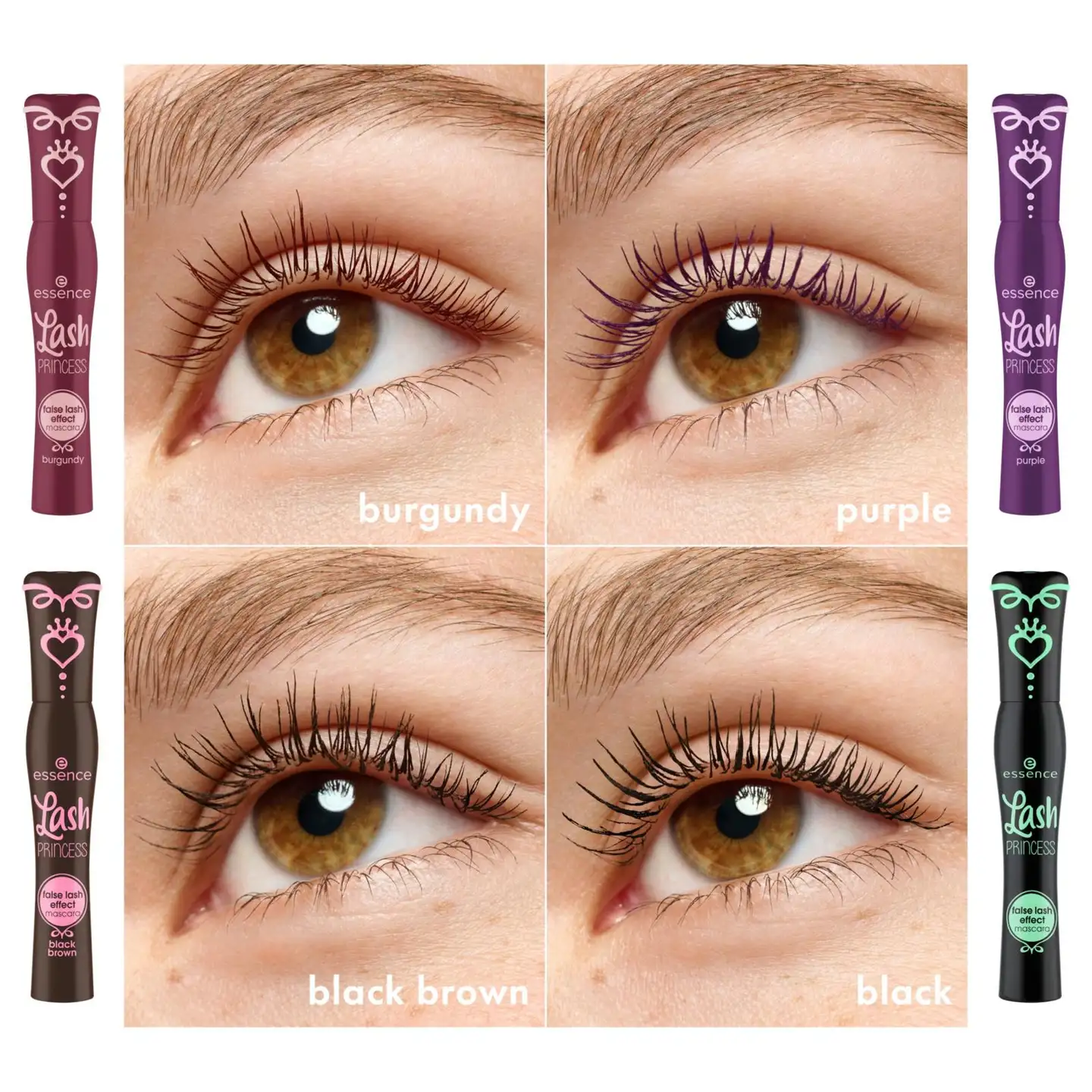 essence Lash PRINCESS false lash effect mascara burgundy 12 ml - 7