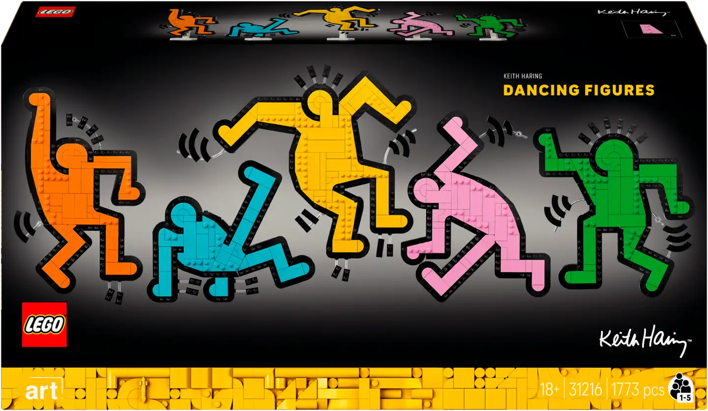 LEGO® Art 31216 Keith Haring – Tanssivat hahmot, Koriste - 2