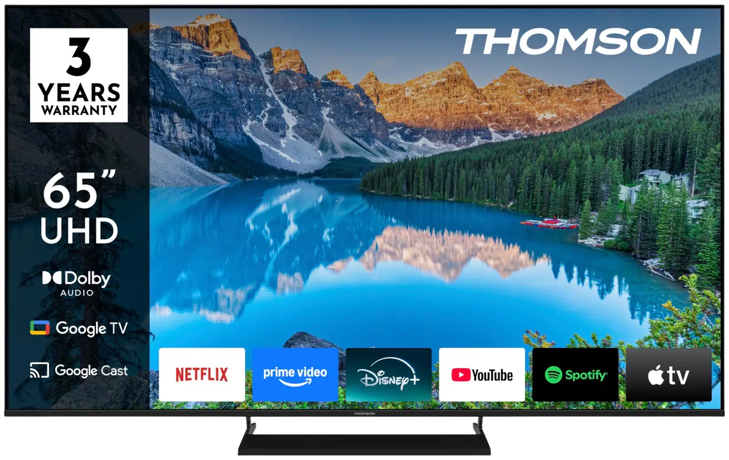 Thomson 65" 4K Google TV 65UG5X15 - 1