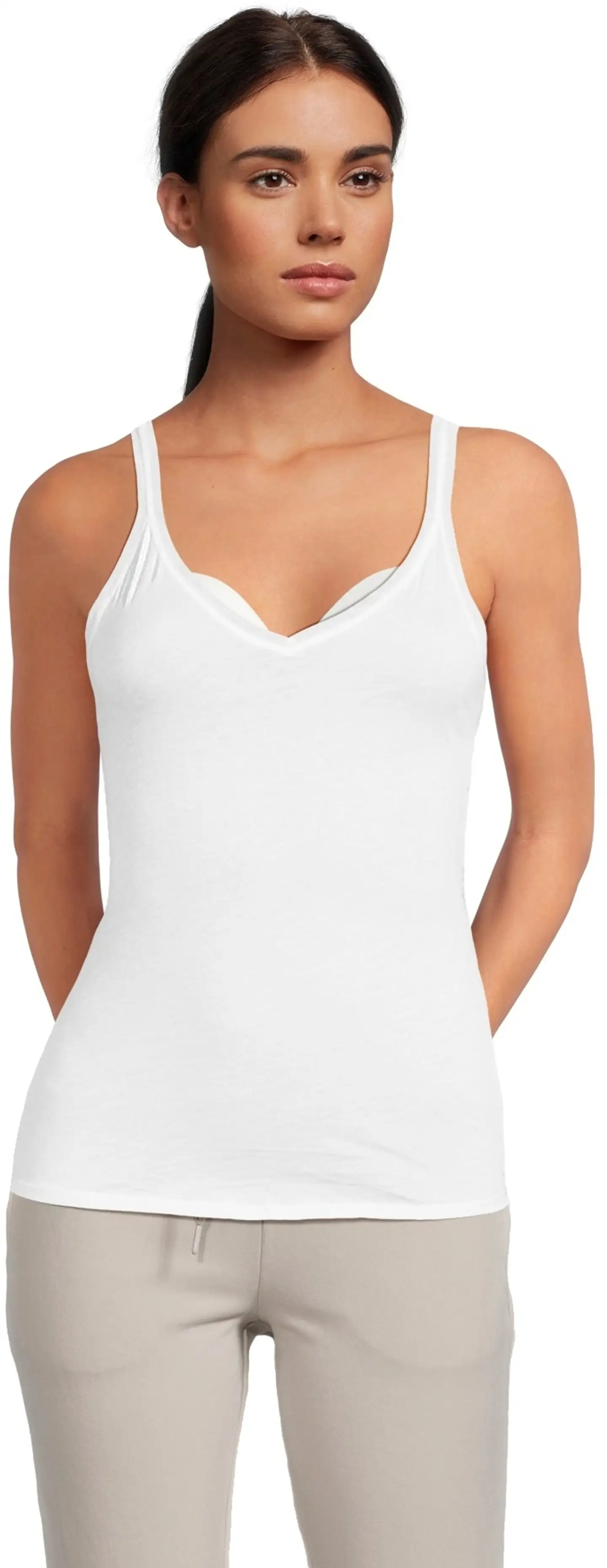 WKLY. naisten alustoppi 211W082664 - WHITE - 1