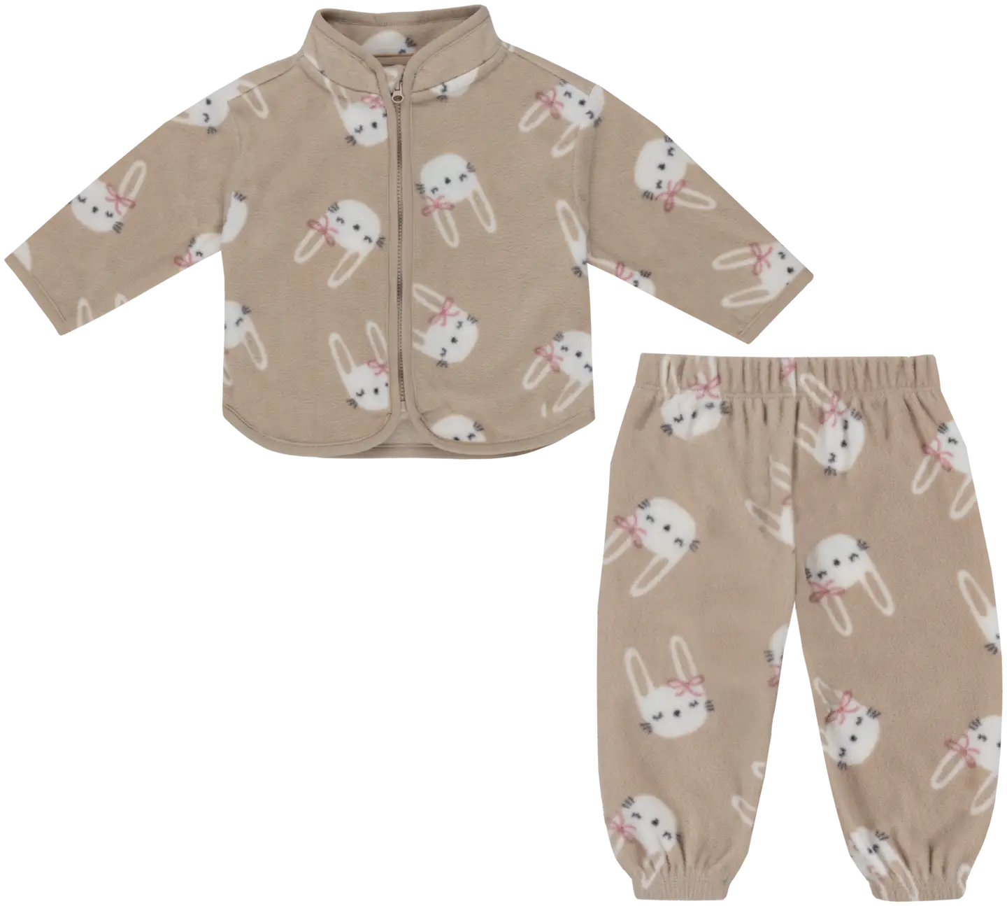 TEX BABY vauvojen fleecepuku Pupu I990682 - BEIGE 5 - 1