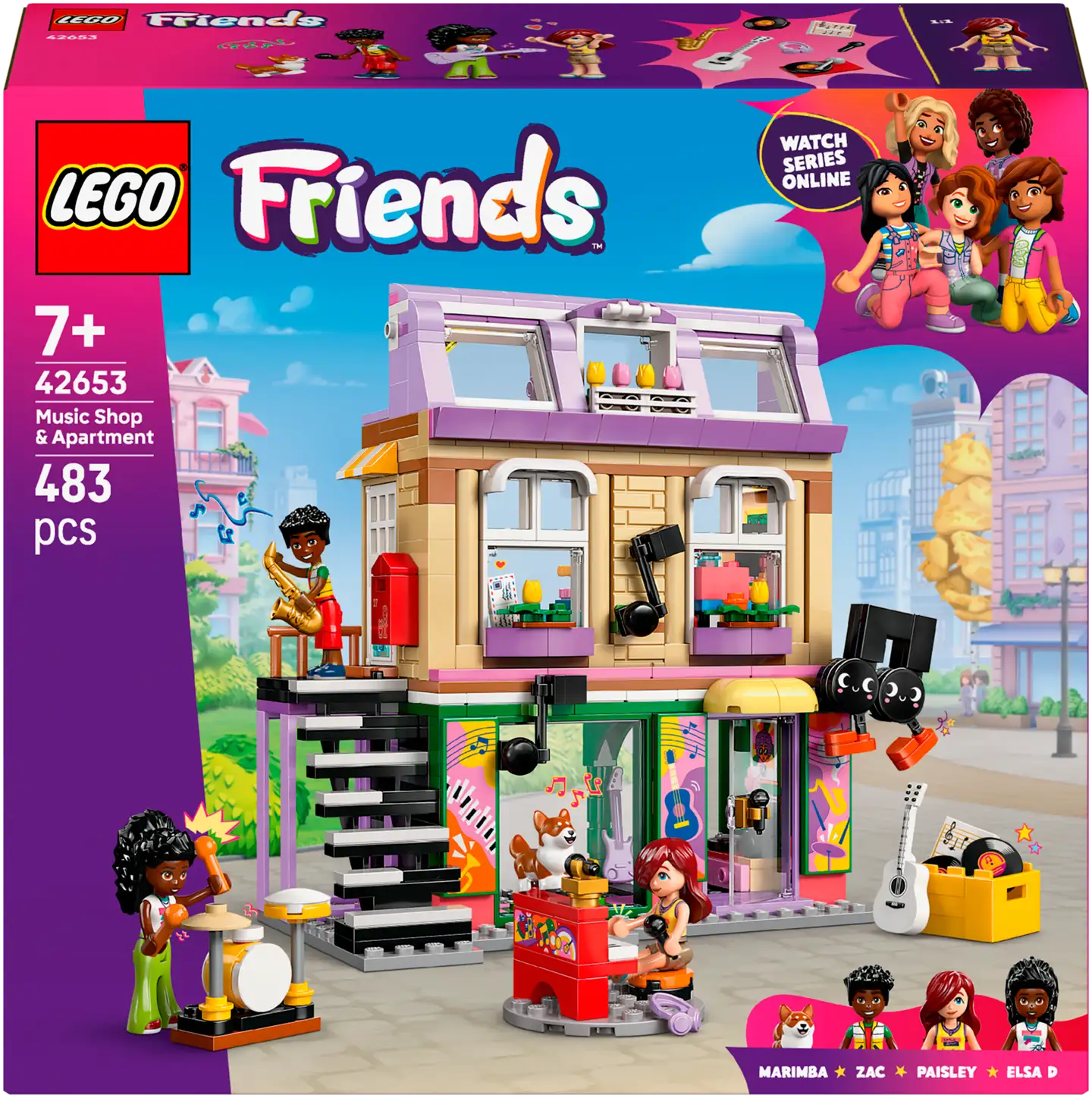 LEGO® Friends 42653 Musiikkikauppa ja asunto - 2