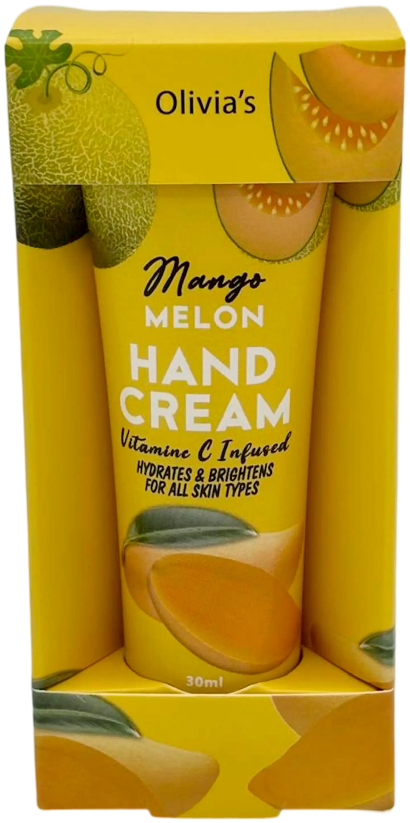 OLIVIA'S Käsivoide 30ml mango & meloni