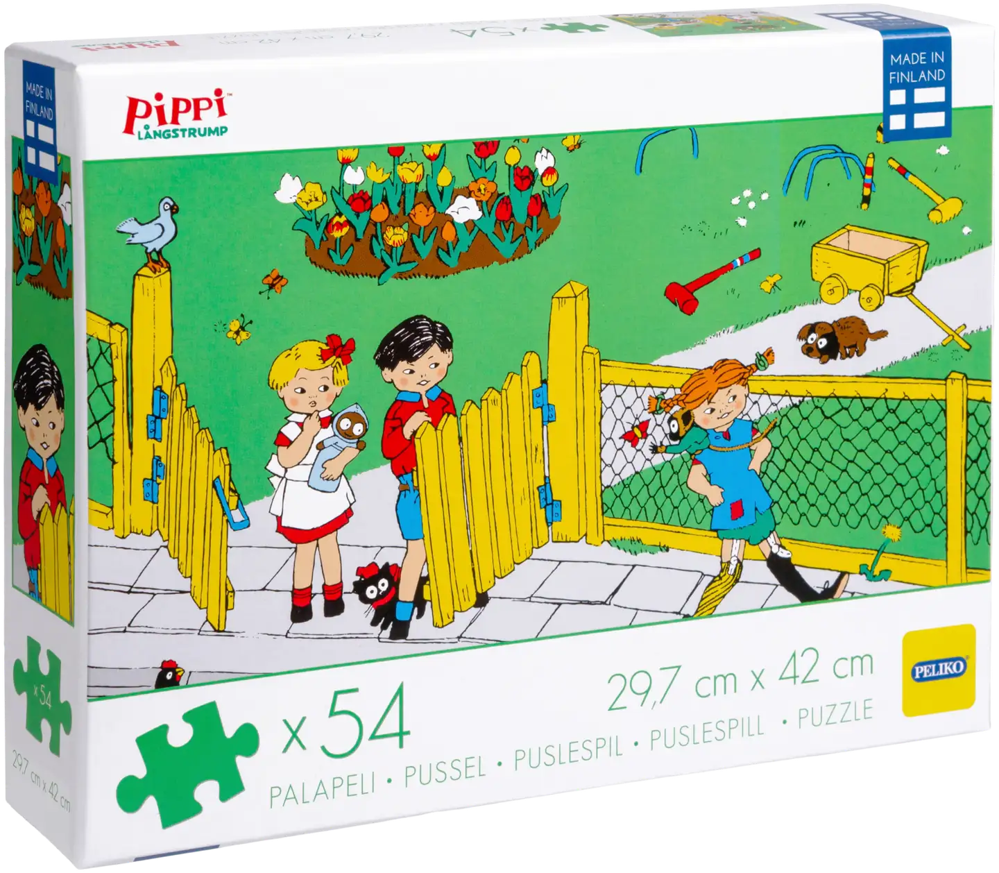 Peliko Peppi Pitkätossu palapeli 54 palaa kroketti - 1