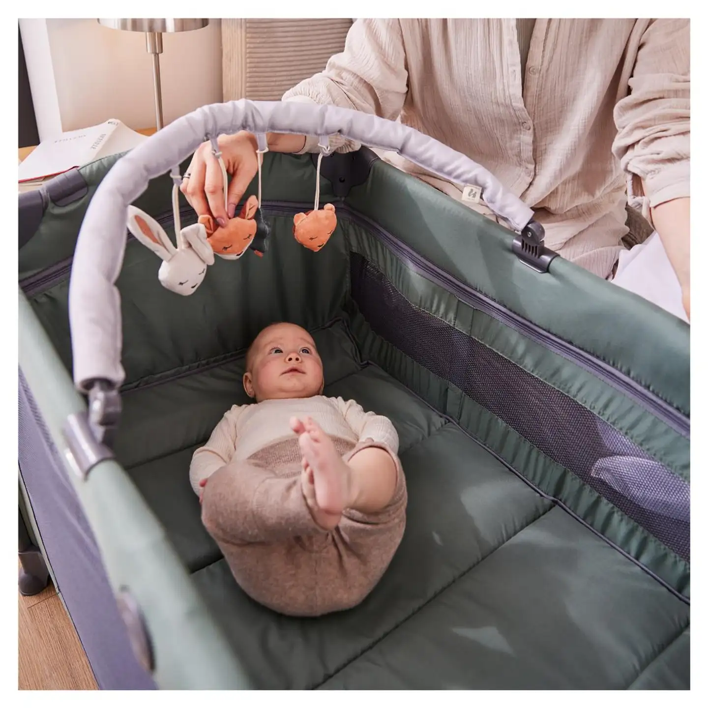 Hauck mobile matkasänkyyn Travel Bed Mobile metsä - 20