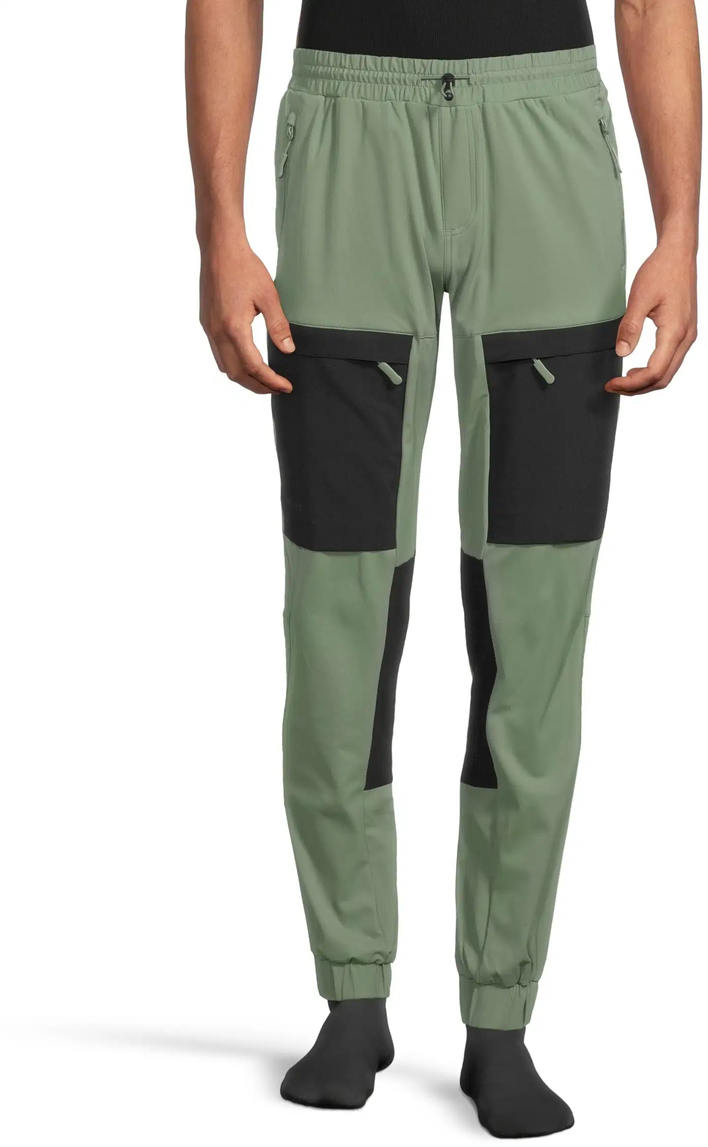 Luode12 miesten retkeily- ja ulkoiluhousut 204L112656 - Oil Green - 1