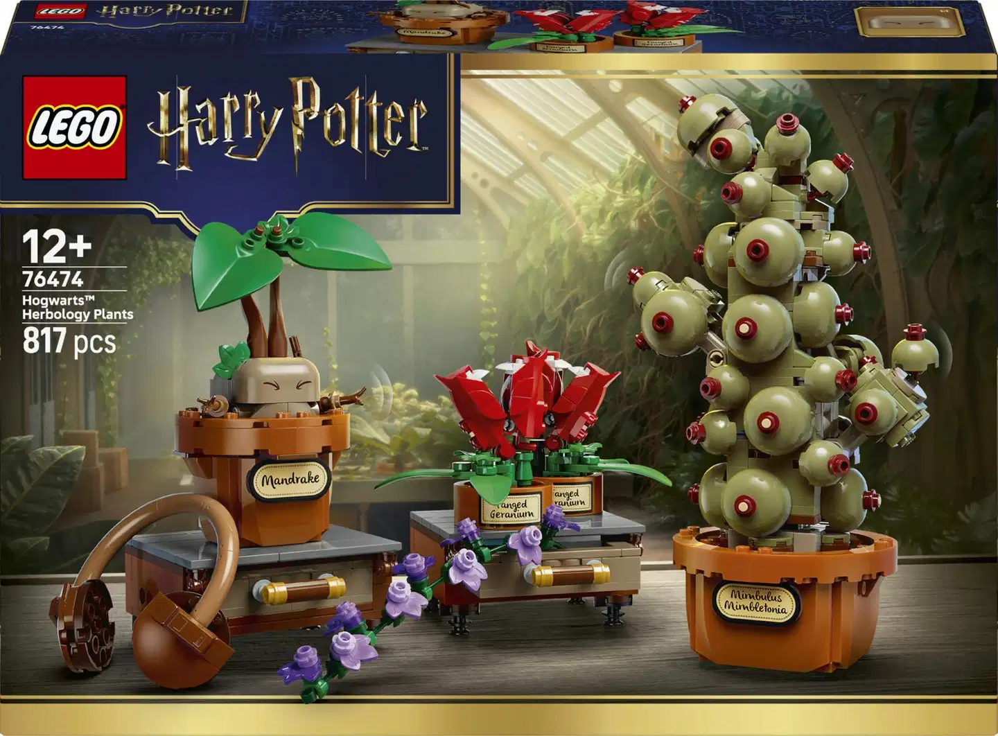 LEGO® Harry Potter TM 76474 Tylypahkan yrttitiedon oppitunnin kasvit - 3