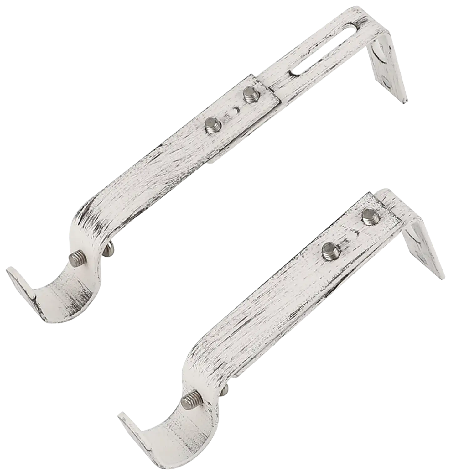 Ihanin verhotangon kannakkeet valkokulta 19mm 2kpl/pss - 1